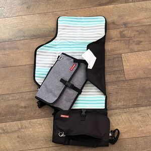 Skip Hop Black and Gray Kids Toiletry Bag